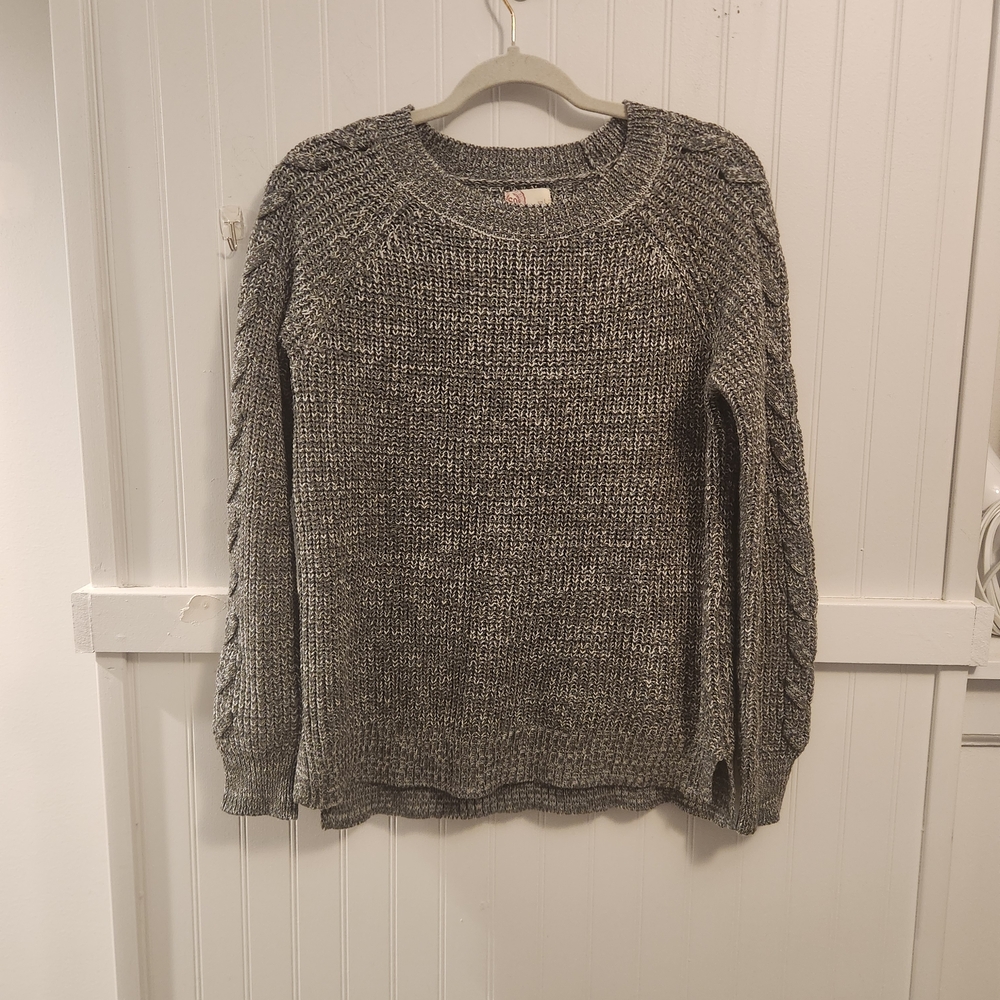 SO Gray Sweater With Lac